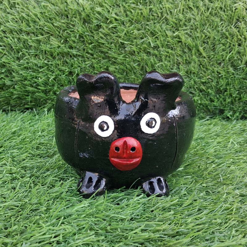 Handmade Mud Pig Black