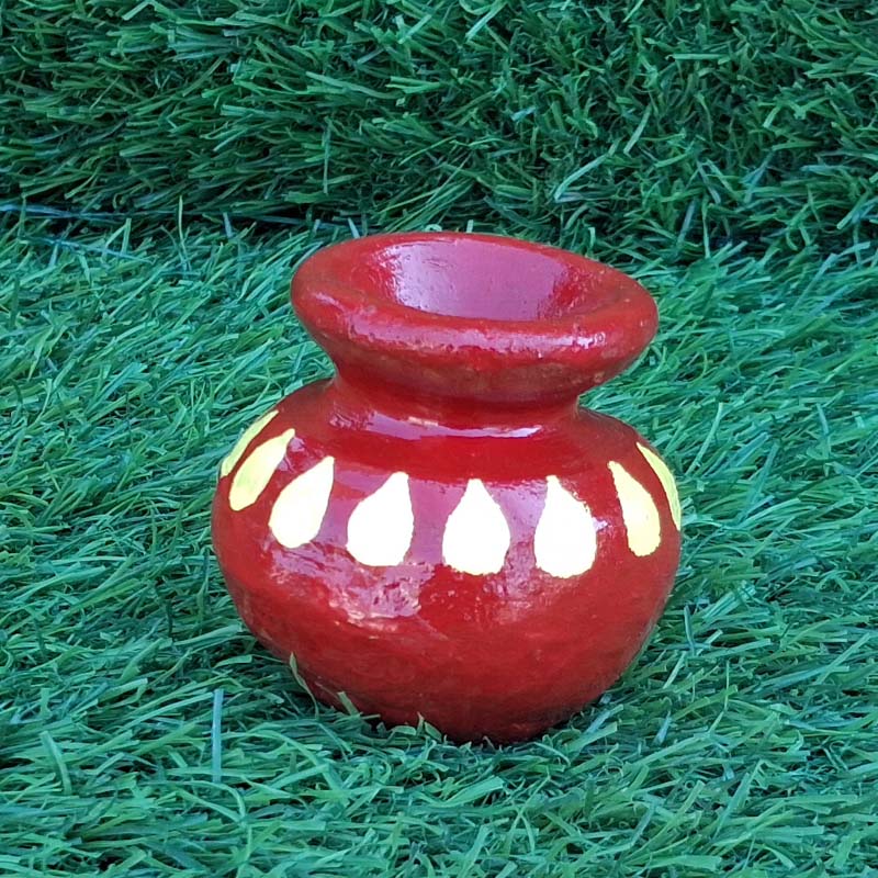 Handmade Mud Pitcher Red